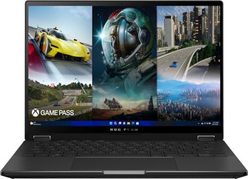 Image of Asus ROG Flow X13 Gaming 2-in-1 Laptop | 13.4 inch FHD+ 120Hz Glossy Touch 100% sRGB | AMD 8-Core Zen 4 Ryzen 9 7940HS (>i9-12900H) | 16GB DDR5 512GB SSD | Backlit FHD IR Camera Win11 Black + HDMI Cable