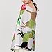 Tropical Palm Tree Hula Dancer Dog Greyhound Pattern Soft Long Scarf Fall Winter Scarf Fashion Shawl Wrap with Fringe Warm Blanket Scarves