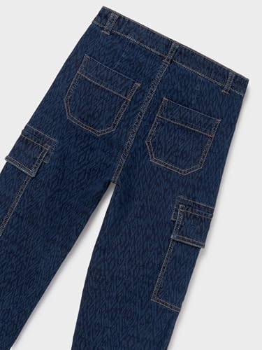 Mayoral Cargo Denim Trousers for Girls Medium2