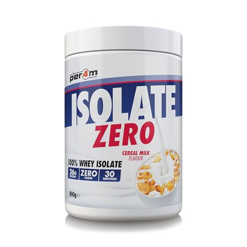 Per4m Isolate Zero, Proteína Pura, Bajo En Carbohidratos, Rápida Absorción, Perfecto Para Recuperación Muscular Y Rendimiento Óptimo En Entrenamientos Fitness Exigentes – Cereal Milk – 900g