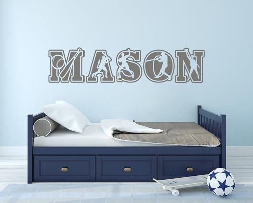 Vinilo Decorativo Personalizado Nombre Béisbol miniatura 5