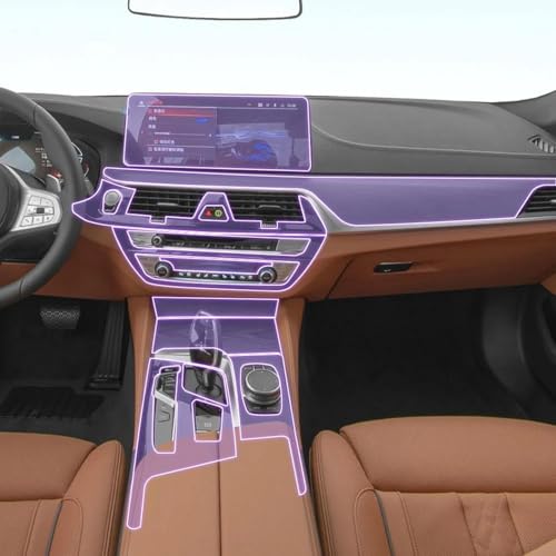 Film console centrale BMW Série 5 voyagez l'esprit tranquille en TPU