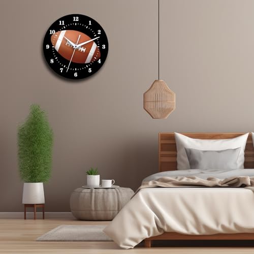 Cigera AMERICA FOOTBALL WALL CLOCK S With Silent Clock Movement And Battery Operated thumb #5
