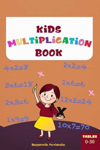 livre Kids Multiplication Book: Tables 0-30