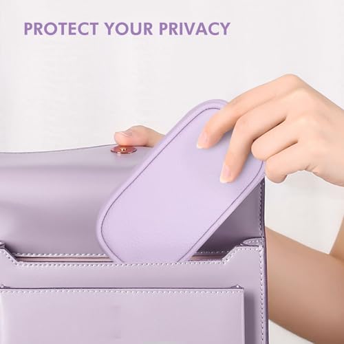 Image of Portable Tampon Storage Bag,Tampon Holder for Purse, Small Organizer Bag with Handle, PU Period Pouch, Small Case for Feminine Products with Zipper Period Bags for Women