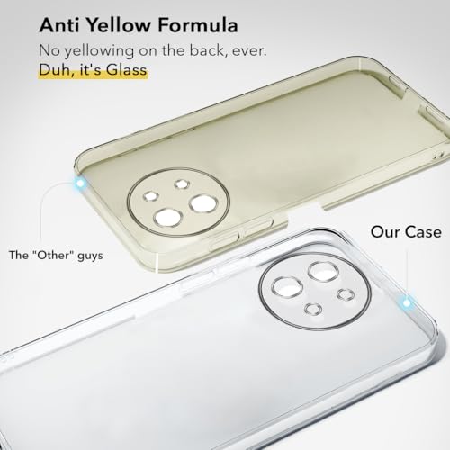 Image of Jkobi Lifetime Anti-Yellow Clear Back Cover Case for Vivo T3x 5G (Sleek Hard Crystal | Shockproof and Camera Protection)