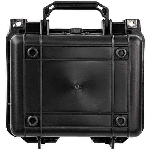 Eylar Small 10.62" Deep Hard Gun Case Waterproof With Foam Tsa Standards (Black) #TOP7