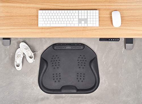 Image of FEZIBO Anti-Fatigue Standing Desk Mat - Ergonomic Not-Flat Cushion Mat with Foot Massage Pad for Office and Home Floor