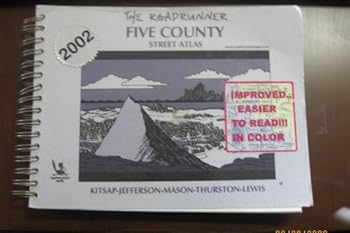 Spiral-bound The Roadrunner five county street atlas: Kitsap, Jefferson, Mason, Thurston, Lewis Book