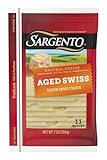 SargentoNatural Aged Swiss Sliced Cheese, 11 Slices