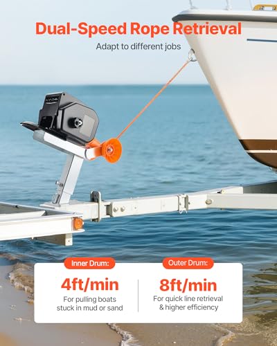 VEVOR 2000 lbs Electric Boat Winch
