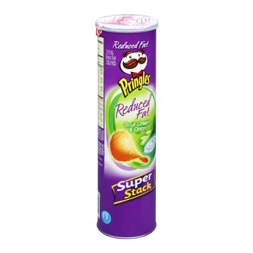 Pringles Reduced Fat Sour Cream & Onion Super Stack Potato