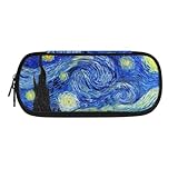 POLERO Van Gogh's Starry Night Pencil Case Pen Bag for Students Stationery Pouch School Pencil Box Office Supplies