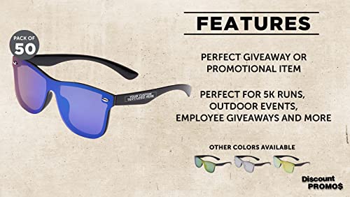 DISCOUNT PROMOS Upper Decks Mirrored Sunglasses2