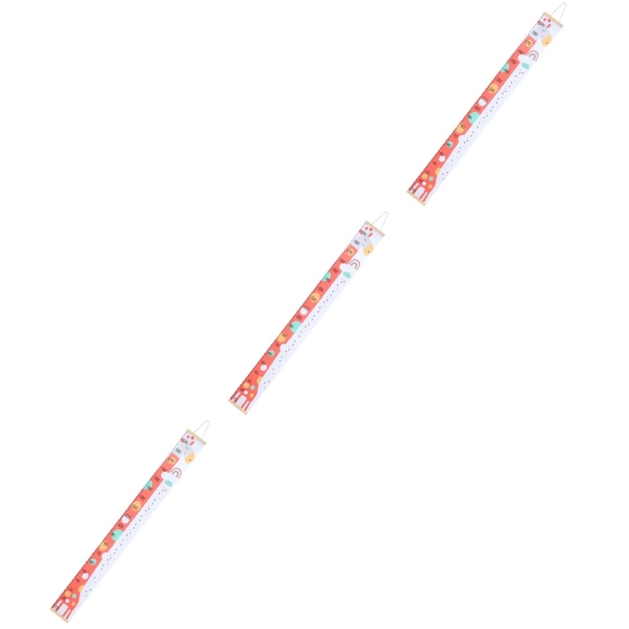 MAGICLULU 3 Uds Regla Colgante De Medición De Altura Medida De Altura Para Niños Regla De Pared De Dibujos Animados Decoración De De Niños Medición De Altura Para Niños Medición