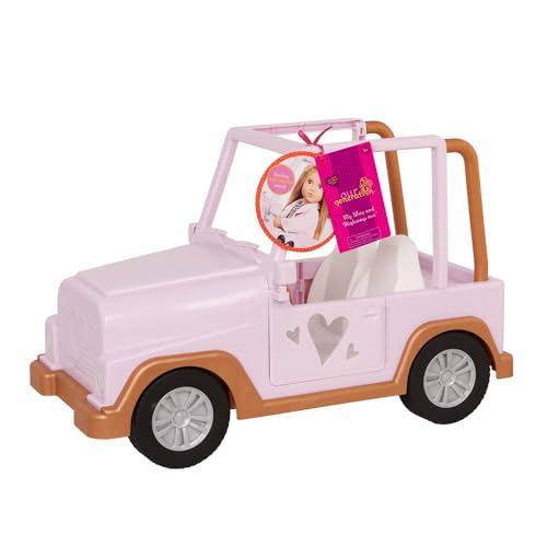 Our Generation – 18-Inch Doll Accessories - Vehicle – Off – Road Truck – Rolling Wheels – Pretend Play 3+ Years– My Way & Highways 4x4 Our Generation – 18-Inch Doll Accessories - Vehicle – Off – Road Truck – Rolling Wheels – Pretend Play 3+ Years– My Way & Highways 4x4