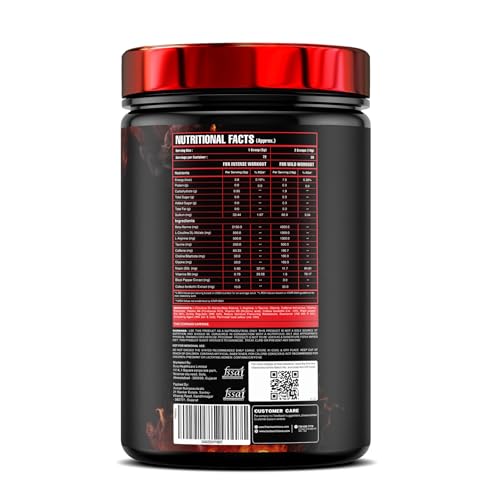 Image of Bolt Head Shot Pre-Workout | Extreme Energy Boost | Intense Muscle Pump & Focus | Zero Sugar, Zero Fat | Gym Performance Booster | 360 gm (72 Servings) | Passion Fruit