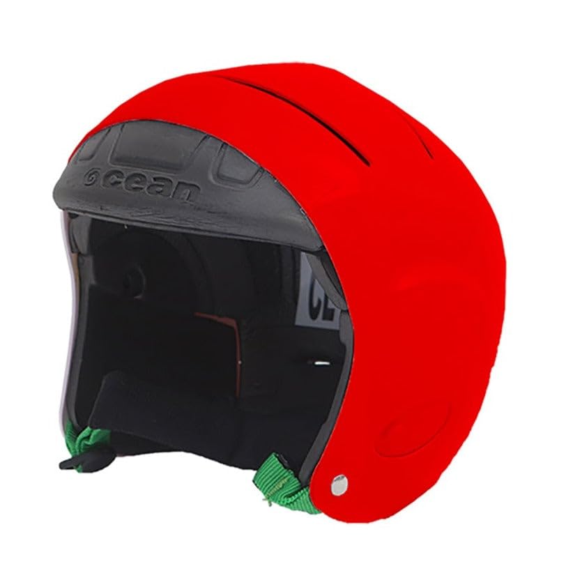 OCEAN Dolphin Casco Kitesurf Deportes Agua Rojo