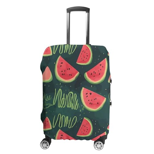 Carry on Luggage Cover in A Melon Suitcase Covers for Luggages Tsa Approved Travel Luggage Sleeve Protector Elastic Suitcase Protector Anti-Scratch Washable Fits 19-30 Inch Case -M