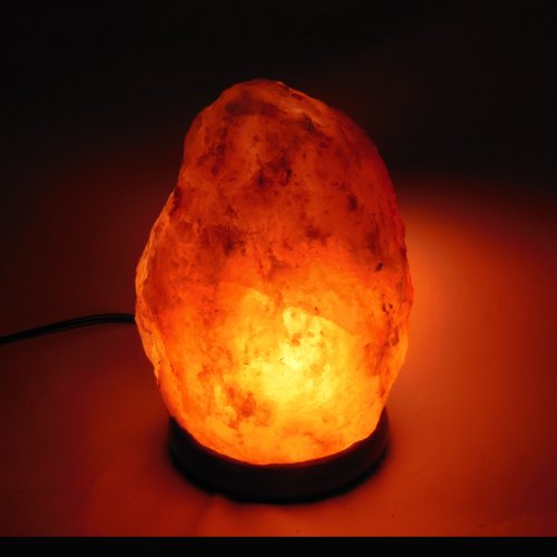 Lampada di sale himalayano,2-3kg,lunghezza 20cm