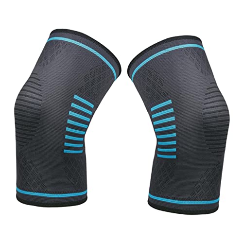 KOMBIUDA 2pcs Sports Knee Pads Anti-skid Knee Sleeve Elastic Training Equipment