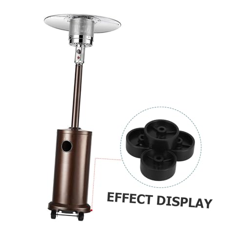 Toddmomy Heizstrahler Räder: Heizstrahler Rollen Mit 61mm Durchmesser Mobile Ersatzteile Für Gasheizer Universelle Räder Für Garten Und Terrasse