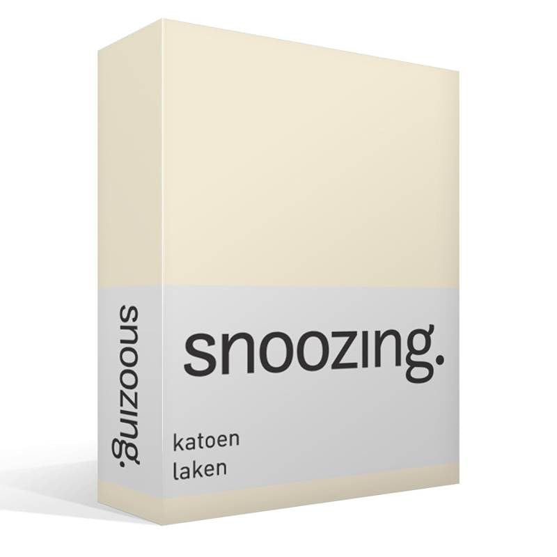 Snoozing - Betttuch - Baumwolle - 240x260 cm - Ivoor
