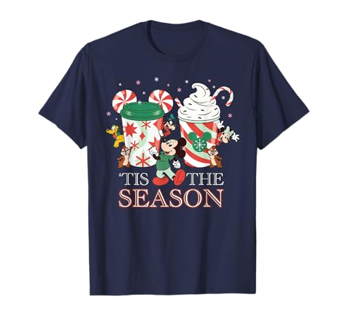 Disney Mickey & Friends 'Tis The Season Christmas Coffee T-Shirt