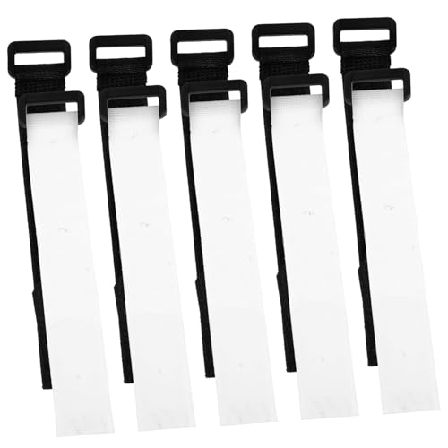 BESPORTBLE 10pcs Fishing Rod Hold Down Straps Soft Adjustable Tie for Belt Fishing Pole Wraps Supplies