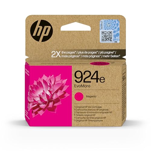 HP 924e Magenta, Cartouche Encre Originale, EvoMore, Grande capacité