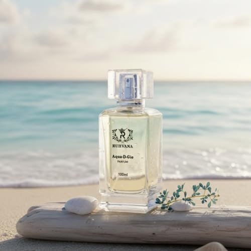 Image of Ruhvana's Aqua-D-Gio Perfume Spray for Men - 100ml Aquatic Aromatic Long-Lasting Fragrance|Apparel Parfum|Bergamot, Patchouli And Rosemary| Ambery & Musky| Perfect For Gift|Eau De Pafum | Premium Long-Lasting Attar Perfume Oil for Daily & Special Use