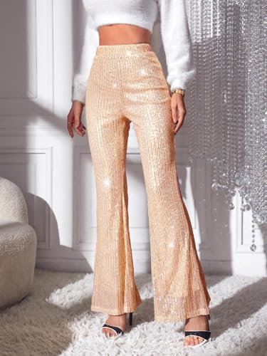 Image of KOTTY Women's High Rise Viscose Rayon Relaxed Fit Korean Trousers