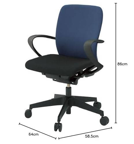 イトーキ デスクチェア フルゴ ハンガー付 KF-446GBHT1T1B2 の商品画像 1