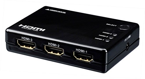 グリーンハウス Deep Color/3D映像 フルHD映像対応 HDMI切換器 3台用 リモコン付 Input3+Output1ポート GH-HSW301 41CNtLYRySL.jpg