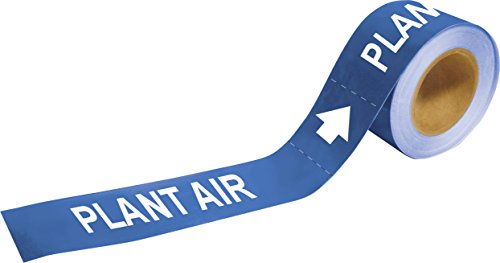 Marqueurs de tuyaux pour identifier l'air d'usine Brady 109563