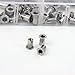 Leberna 180 Pcs 304 Stainless Steel Flat Head Threaded Rivetnut Insert Nutsert Rivet Nut Fastener Assortment Rivnut Tool Kit Nuts- Various Metric Sizes Screw Set M3 M4 M5 M6 M8 M10 Rivenut Assortment