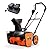 Cordless Snow Blower, 20 Inch Electric Snow Thrower, with 2x20V 4.0Ah Battery and Charger, Dual LED Lights & Brushless Motor, 25 Ft Throwing Distance, 12 in Deep Cleanup, for Sidewalks and Driveways
