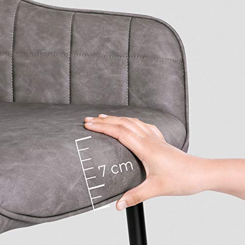 SONGMICS Set di 2 Sedie da Pranzo, Poltroncine