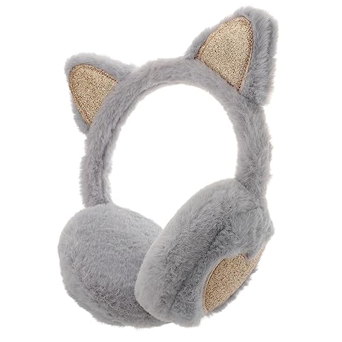 Didiseaon Cat Ears Earmuffs Winter Ear Muffs for Men Earmuff for Ear Puff Ear Warming Warmer Ear Covers for Cold