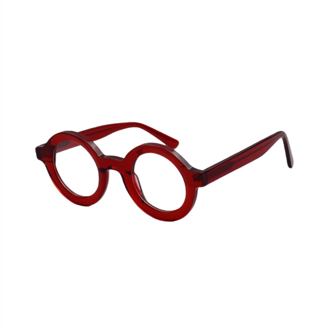 Okulary przeciwsłoneczne z octanu w modnej, okrągłej oprawie retro