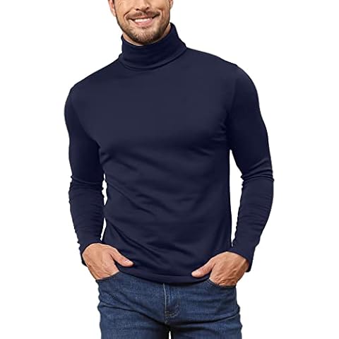 Camiseta térmica Hoefirm cuello tortuga azul XXL Cover