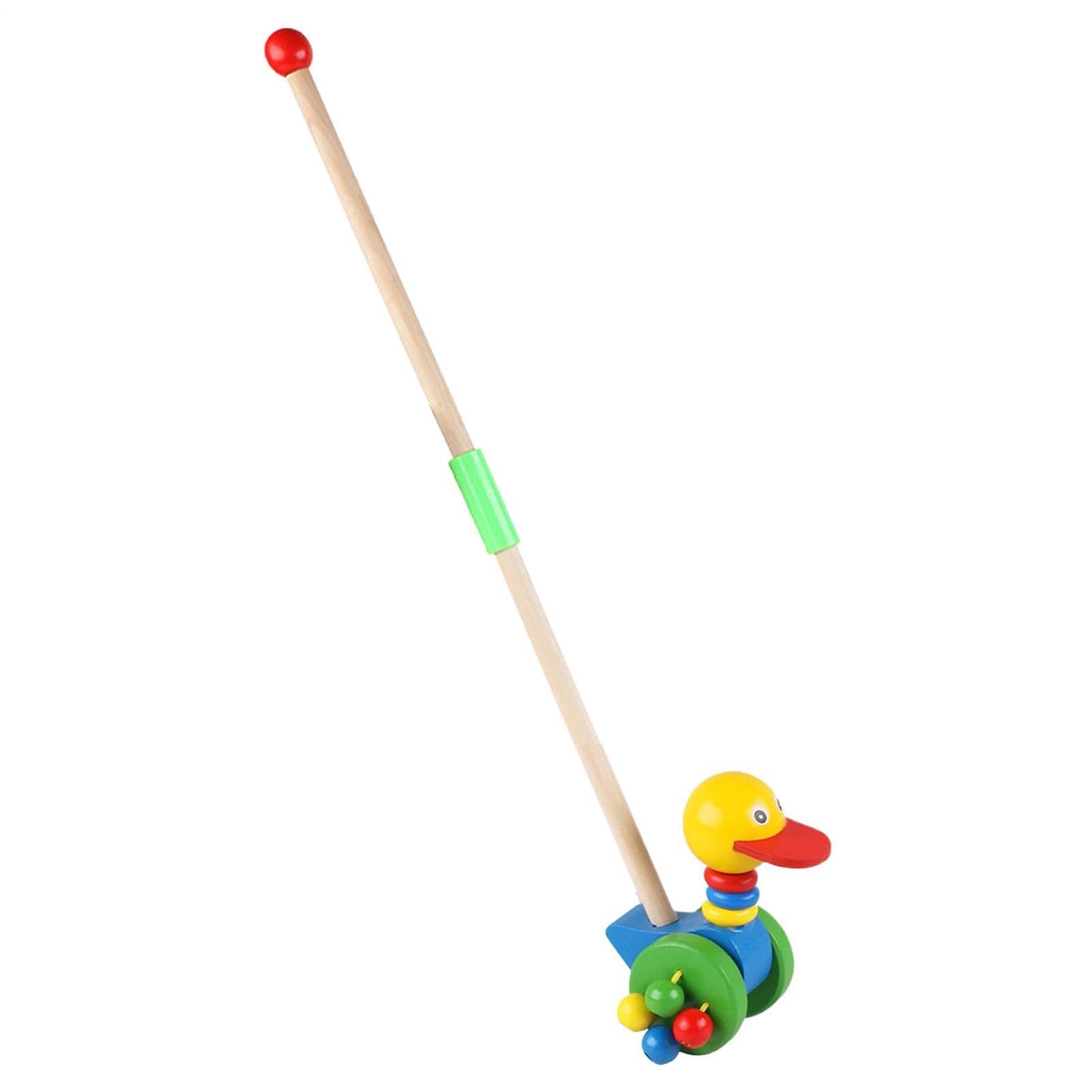 Kids Push Toy | Wooden Animal Pull Along Cartoon Walker - Kids Outdoor Push Pull Walking Toys | for Boys Girls Outdoor Garden Yard Park Bedroom Living Room Birthday
