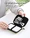 ORICO Hard Drive Case 2.5 inch External Drive Storage Carrying Bag Waterproof Shockproof with Inner Size 5.5x3.5x1.0inch for Organizing HDD and Electronic Accessories, Green(PHD-25)