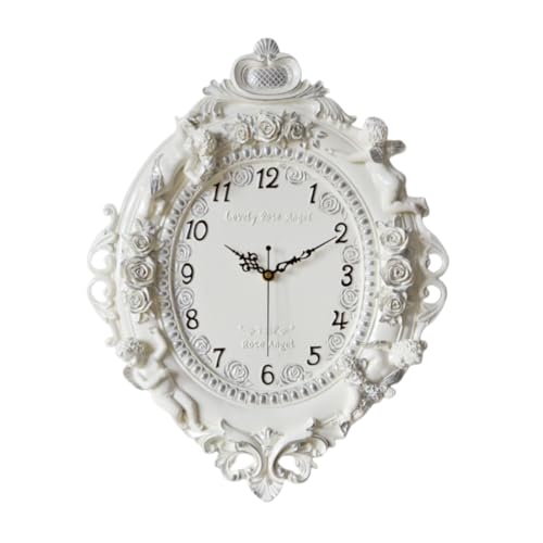 hybmszj 装飾的な壁掛け時計 掛時計 アートデザイン 静音石英 樹脂製 インテリア リビングルーム 寝室用 おしゃれな壁掛け シンプルでモダン オシャレ 自宅 寝室 リビングルーム インテリア ホテル用 (B,S(16インチ))