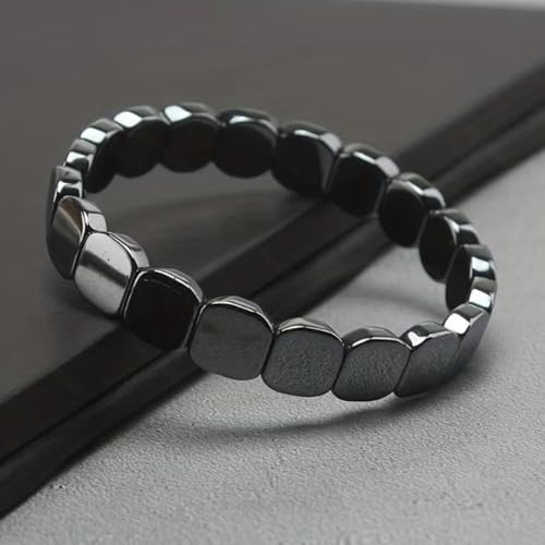 2025 New Hemios Hematite Bracelet Men, Minimalist Style Hemios Hematite Bracelet, Naturally Support T-Levels, Restore Confidence, Nhance Mental Clarity & Focus4