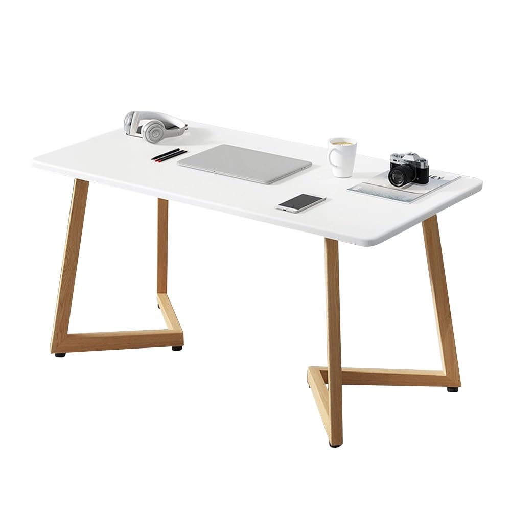 Bureau d'ordinateur portable en bois massif avec patins pour le bureau