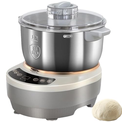 Máquina Automática para Masa 5L/7L, Amasadora Inteligente con Función de Fermentación y Temporizador, Control por Panel Táctil, Diseño Desmontable, Para Pan, Pizza, Bollos y Repostería 5L