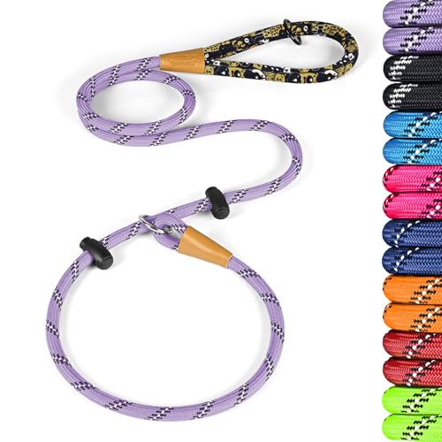 lynxking Slip Lead Dog Leash Reflective, Heavy Duty Comfortable Strong
