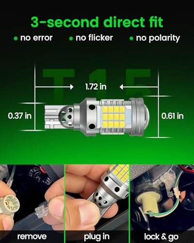 Lámparas LED de Reversa para Toyota Corolla 1998-2024 miniatura 6