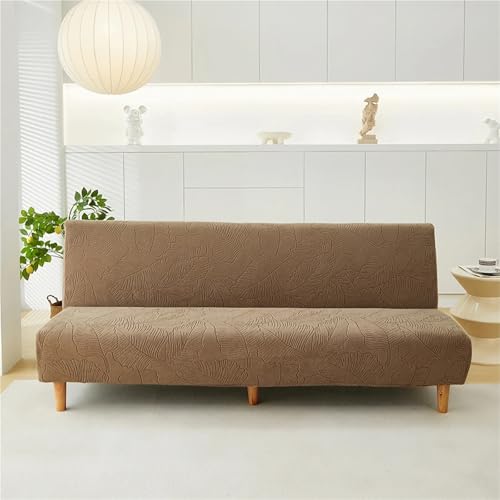 Housse de canapé sans accoudoir jacquard extensible